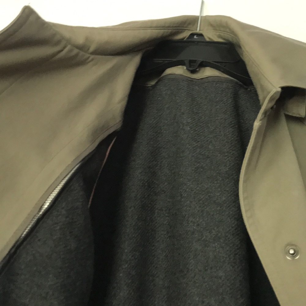 Evan Picone trench coat with hood size 6 - Picture 4 of 9